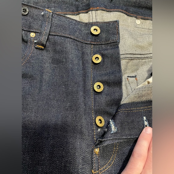 G-STAR RAW ESSENTIALS “U.S. FIRST LUMBER” SHORTS RAW SELVEDGE CONE MILLS 34W NEW - Picture 9 of 16